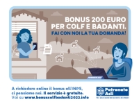Bonus 200 Euro Colf e Badanti: come fare domanda online