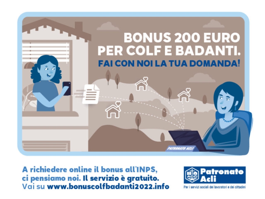 Bonus 200 Euro Colf e Badanti: come fare domanda online