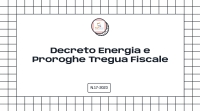 Approvato in via definitiva il sistema di interventi a sostegno dei consumi energetici, di agevolazioni per gli adempimenti fiscali e di sostegno agli operatori sanitari