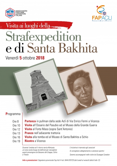 Visita ai luoghi della Strafexpedition e di Santa Bakhita