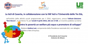 Contro le povertà un welfare più equo e promotore di sviluppo