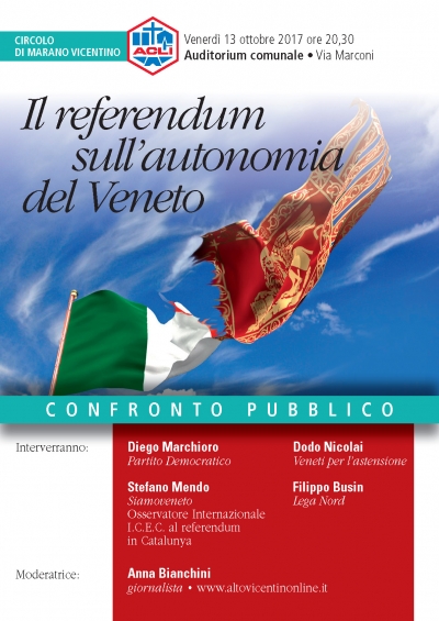 Il referendum sull'autonomia del Veneto a Marano Vicentino