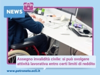 Assegno invalidità civile: si può svolgere attività lavorativa entro certi limiti di reddito